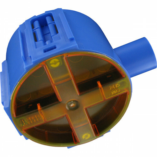 ABB - Unterputzdose - Hafobox - 40mm - 5/8 Zoll - Inkl. Deckel - Blau