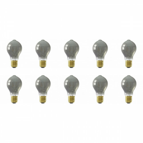CALEX - LED Lampe 10er Pack - Filament A60 - E27 Sockel - Dimmbar - 4W - Warmweiß 2100K - Titan