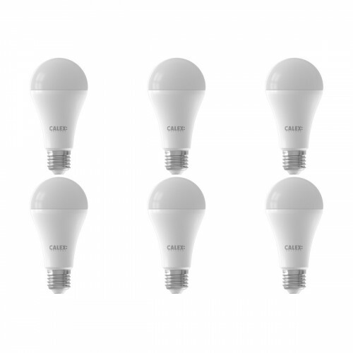 CALEX - LED Lampe 6er Pack - Smart A60 - E27 Fassung - Dimmbar - 14W - Anpassbare Lichtfarbe CCT - Matt Weiß