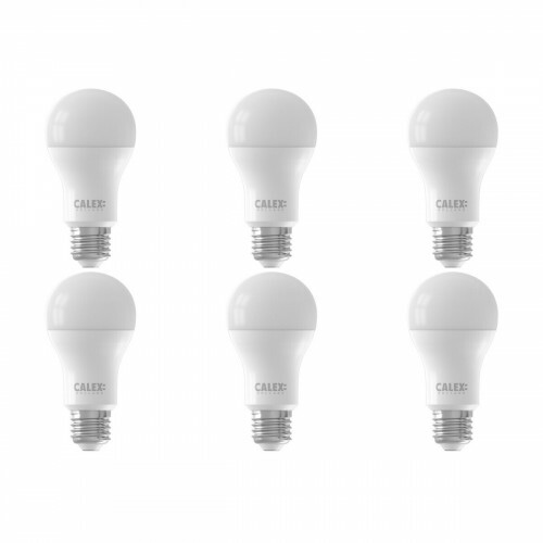CALEX - LED Lamp 6er Pack - Smart LED A60 - E27 Sockel - Dimmbar - 9W - Anpassbare Lichtfarbe - Mattweiß