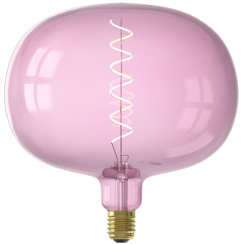 CALEX - LED Lamp - Boden Quartz - E27 Sockel - Dimmbar - 4W - Warmweiß 2000K - Rosa