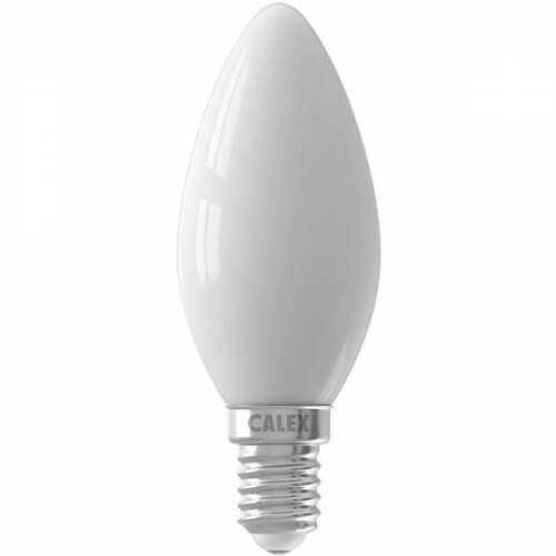 CALEX - LED Lamp - Filament B35 - E14 Sockel - 3W - Dimmbar - Warmweiß 2700K - Weiß
