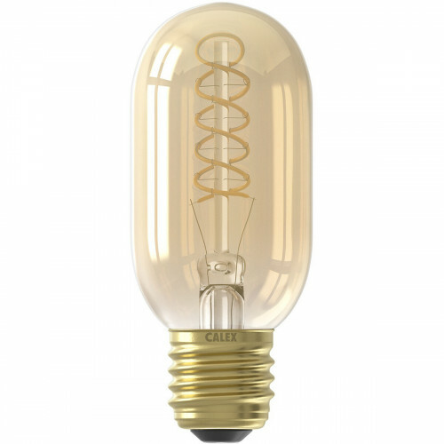 CALEX - LED Lampe - LED Röhrenlampe - Filament - E27 Sockel - Dimmbar - 4W - Warmweiß 2100K - Bernstein