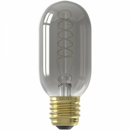CALEX - LED Lampe - LED Röhrenlampe - Filament - E27 Sockel - Dimmbar - 4W - Warmweiß 2100K - Titan