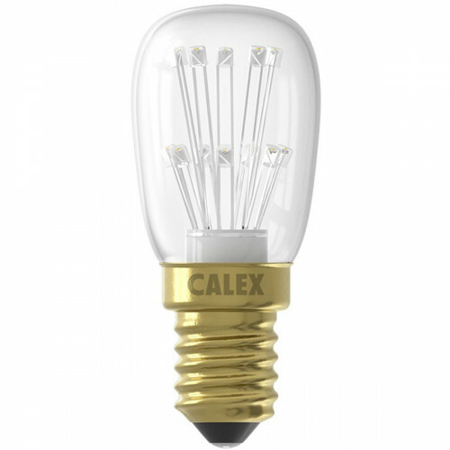 CALEX - LED Lamp - T26 - E14 Sockel - 1W - Warmweiß 2100K - Transparent