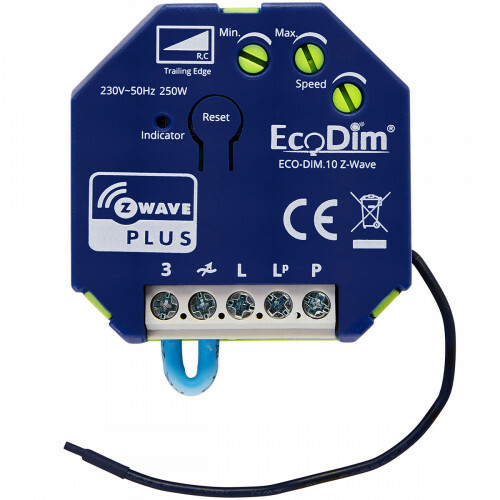 EcoDim - LED-Unterputzdimmer Modul - Smart WiFi - ECO-DIM.10 - Phasenabschnittdimmer RC - Z-Wave - 0-250W