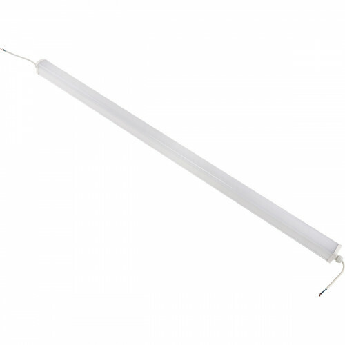 LED Batten - Aigi Haras - 50W - Wasserdicht IP65 - Universalweiß 4000K - Mattweiß - Kunststoff - 150cm
