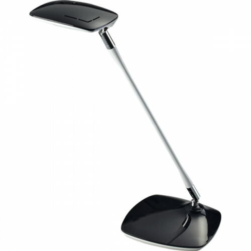 LED Schreibtischlampe - Aigi Polanor - 5W - Einstellbare Farbtemperatur - Dimmbar - Glänzend Schwarz