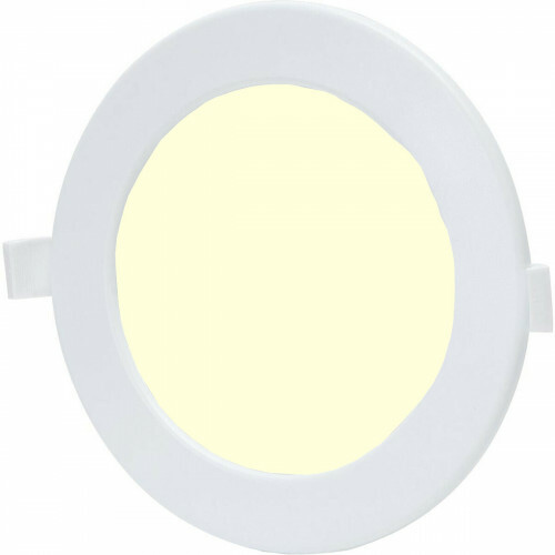 LED Downlight - Smart LED - Wifi LED - Aigi Zumba - 12W - Warmweiß 3000K - Einbau Rund - Mattweiß - Aluminium - Ø170mm