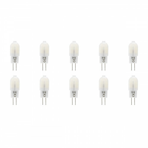 LED Lampe 10er Pack - Aigi - G4 Sockel - 1.5W - Tageslicht 6500K | Ersetzt 15W