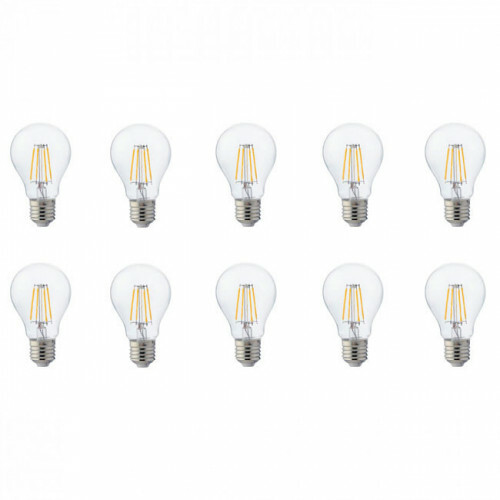 LED Lampe 10er Pack - Filament - E27 Sockel - 4W - Warmweiß 2700K