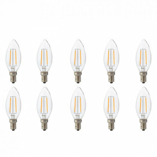LED Lampe 10er Pack - Kerzenlampe - Filament - E14 Sockel - 2W - Universalweiß 4200K