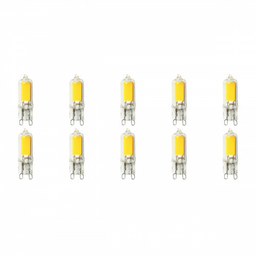 LED Lampe 10er Pack - Aigi - G9 Sockel - 2W - Tageslicht 6500K | Ersetzt 20W