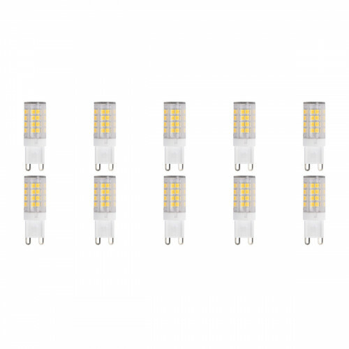 LED Lampe 10er Pack - Aigi - G9 Sockel - 3.5W - Warmweiß 3000K | Ersetzt 30W