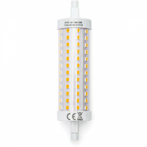 LED-Lampe - Aigi Trunka - R7S Fassung - 16W - Warmweiß 3000K - Glas