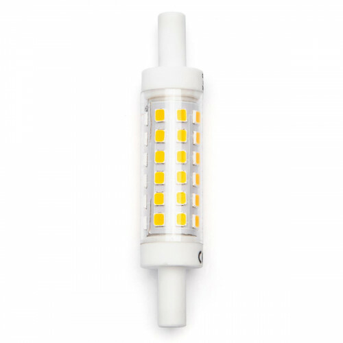 LED-Lampe - Aigi Trunka - R7S Fassung - 5W - Warmweiß 3000K - Glas