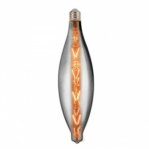 LED Lampe - Design - Elipo - E27 Sockel - Titanfarbene - 8W - Warmweiß 2400K