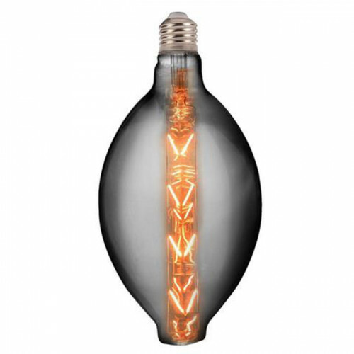 LED Lampe - Design - Elma - E27 Sockel - Titanfarbene - 8W - Warmweiß 2400K