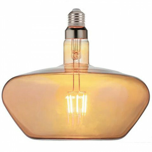 LED Lampe - Design - Gonza - E27 Sockel - Amber - 8W - Warmweiß 2200K
