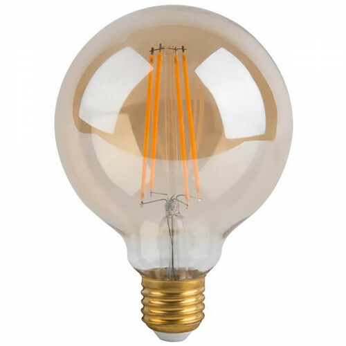 LED Lamp - Facto - Filament Rustikale Globe - E27 Sockel - 5W - Warmweiß 2700K