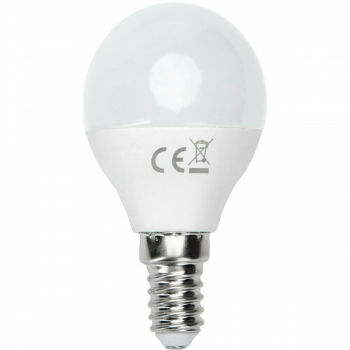 LED-Lampe - Smart LED - Aigi Kiyona - Bulb G45 - 5W - E14 Fassung - Wifi LED - RGB + Anpassbare Lichtfarbe - Mattweiß - Glas