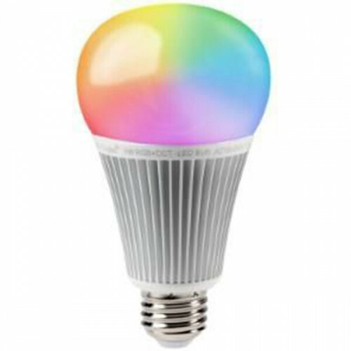 LED Lamp - Priso Pina - E27 Sockel - Dimmbar - 9W - Anpassbare Lichtfarbe - RGBW - Weiß