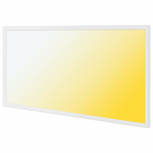 LED-Panel 30x60 - Velvalux Lumis - LED-Panel für abgehängte Decken - Anpassbare Farbe CCT - 24W - Einbau - Rechteckig - Weiß - Flackerfrei