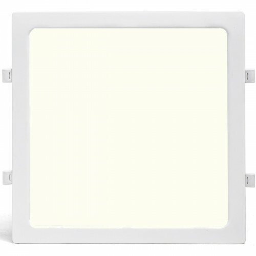 LED Panel - Downlight - Aigi - Neutralweiß 4000K - 24W - 30x30 - Einbau Quadrat - Weiß - Flimmerfrei