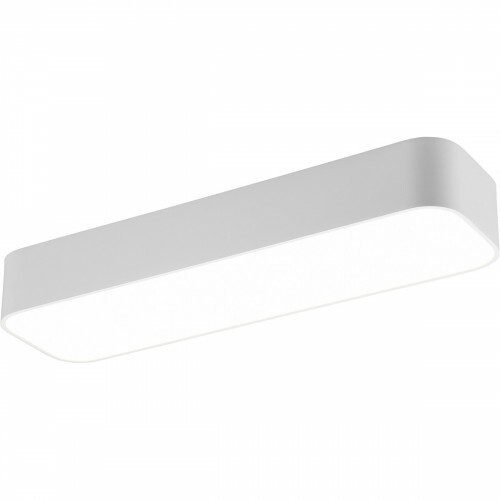 LED Deckenlampe - Deckenbeleuchtung - Trion Astinto - 21W - Anpassbare Lichtfarbe - Dimmbar - Rechteckig - Matt Weiß - Aluminium