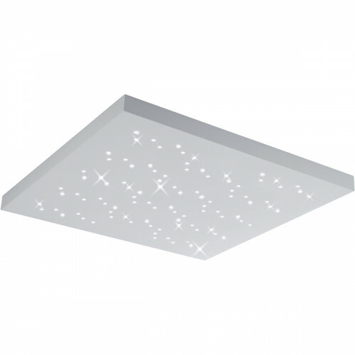 LED Deckenleuchte - Deckenbeleuchtung - Trion Tarza - 36W - Anpassbare Lichtfarbe - Quadratisch - Mattweiß - Aluminium