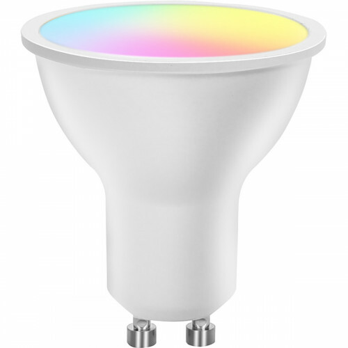LED Spot - Smart LED - Aigi Lexus - 4.9W - GU10 Fassung - Wifi LED + Bluetooth - RGB + Anpassbare Lichtfarbe - Matt Weiß - Kunststoff