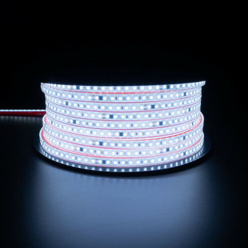 LED Strip - Velvalux - 50 Meter - Tageslicht 6000K - Dimmbar - Wasserdicht IP67 - 96000 Lumen - 6000 LEDs - Direkter Anschluss ans Stromnetz - Funktioniert ohne Treiber