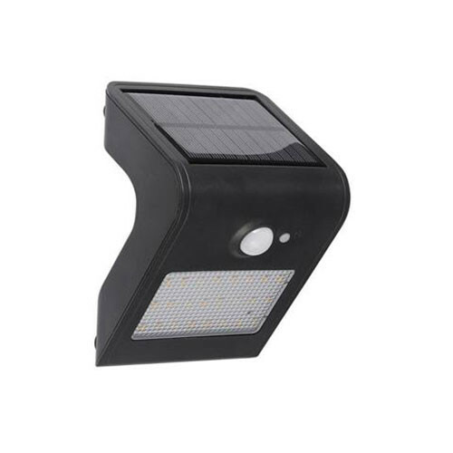 LED Außenwandleuchte - Sira 1 - Solar - Bewegungsmelder - 1W - Schwarz