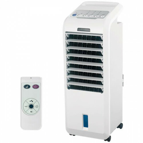 Luftkühler - Air Cooler - Luftbefeuchter - Aigi Coldy - Fernbedienung - Timer - 5 Liter - Weiß