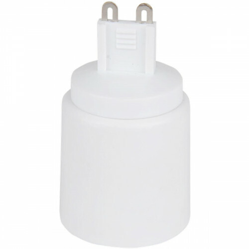 Lampensockel Konverter Adapter - Aigi Verty - G9 auf E27 - Weiß