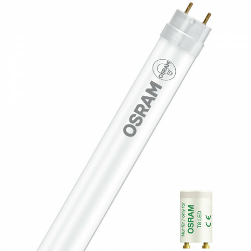 OSRAM - LED TL Leuchtstofflampe T8 mit Starter - SubstiTUBE Value EM 830 - 60cm - 7.6W - Warmweiß 3000K