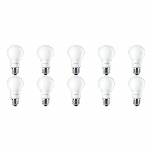 PHILIPS - LED Lamp 10er Pack - CorePro LEDbulb 827 A60 - E27 Sockel - 8W - Warmweiß 2700K | Ersetzt 60W