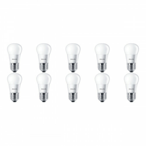 PHILIPS - LED Lamp 10er Pack - CorePro Lustre 827 P45 FR - E27 Sockel - 4W - Warmweiß 2700K | Ersetzt 25W