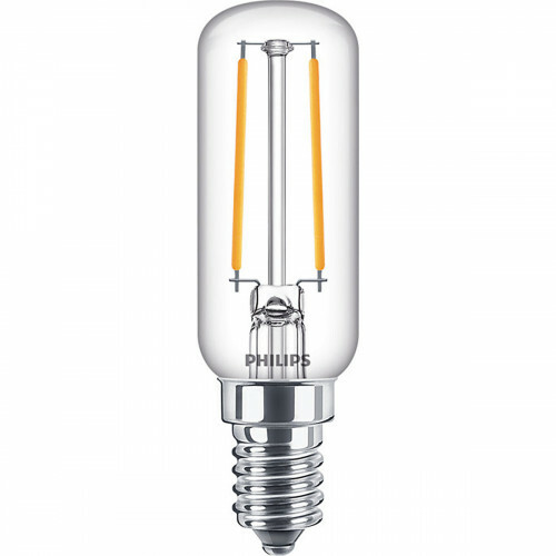 PHILIPS - LED-Lampe - CorePro Tube Filament 827 T25L - E14 Fassung - 2.1W - Warmweiß 2700K | Ersetzt 25W