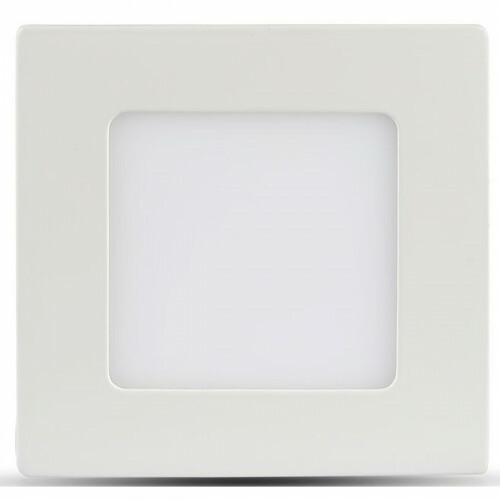 LED Downlight Slim - Viron Dunson - Einbau Quadrat 24W - Kaltweiß 6400K - Matt Weiß - Aluminium - 300mm - SAMSUNG LEDs