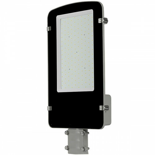 SAMSUNG - LED Straßenbeleuchtung - Viron Anno - 100W - Tageslicht 6400K - Wasserdicht IP65 - Mattschwarz - Aluminium
