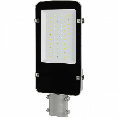 SAMSUNG - LED Straßenbeleuchtung - Viron Anno - 50W - Tageslicht 6400K - Wasserdicht IP65 - Mattschwarz - Aluminium