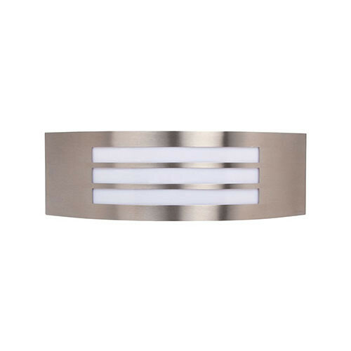 LED Außenwandleuchte - Manipu 2 - Edelstahl - E27 - Quadratisch