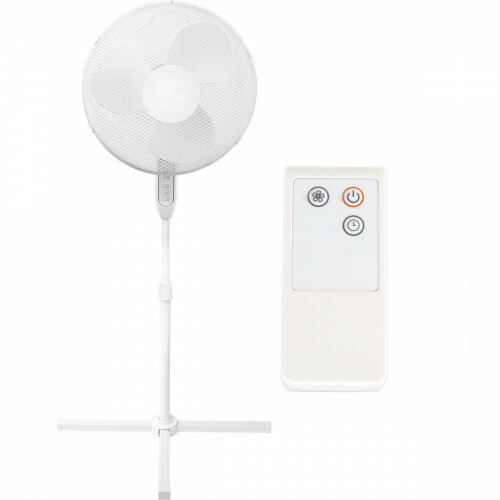 Ventilator - Aigi Lunom - Standventilator - Stehend - Rund - Matt Weiß - Kunststoff