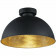 LED Plafondlamp - Plafondverlichting - Trion Jin - E27 Fitting - Rond - Mat Zwart Aluminium