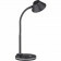 LED Tafellamp - Trion Berony - 3W - Warm Wit 3000K - Rond - Flexibele Arm - Mat Zwart - Kunststof