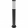 LED Tuinverlichting - Staande Buitenlamp - Prixa Malini - RVS - Mat Zwart - E27 Fitting - Rond - 65cm