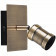 LED Wandspot - Trion Korli - E27 Fitting - 1-lichts - Rond - Mat Brons – Aluminium 