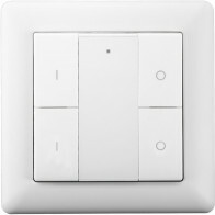 EcoDim - Kabelloser Schalter - Smart WiFi - ED-10012 - ZigBee - 2-fach Schalter - Weiß