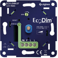 EcoDim - LED-Dimmer - Smart WiFi - ECO-DIM.07 - Phasenabschnittdimmer RC - ZigBee Basic - Unterputz - Einzeltaste - 0-200W
